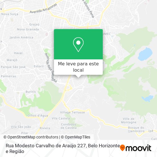 Rua Modesto Carvalho de Araújo 227 mapa
