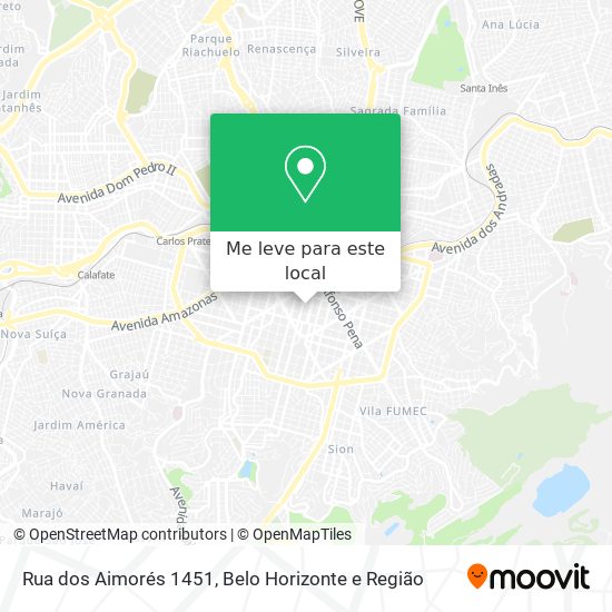 Rua dos Aimorés 1451 mapa