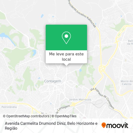 Avenida Carmelita Drumond Diniz mapa