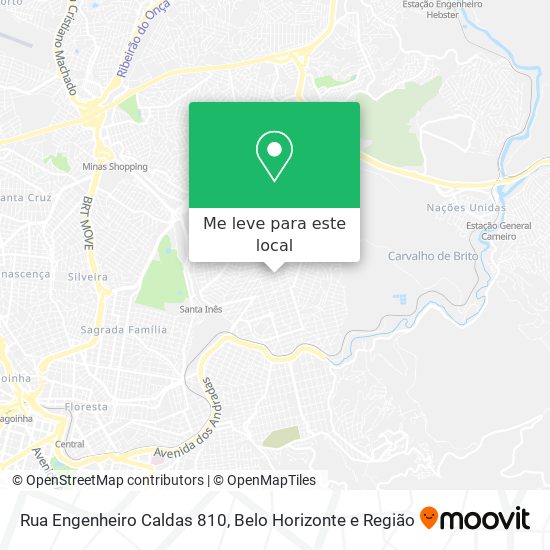Rua Engenheiro Caldas 810 mapa