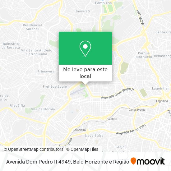 Avenida Dom Pedro II 4949 mapa