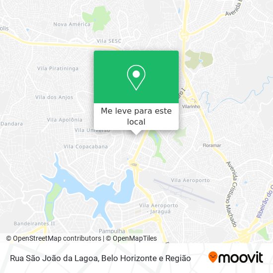 Rua São João da Lagoa mapa