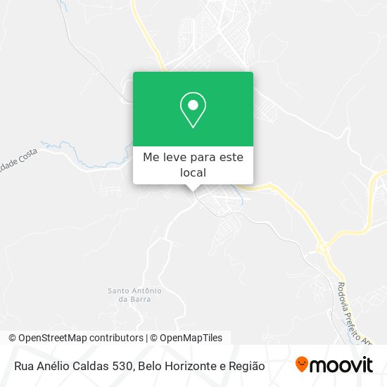 Rua Anélio Caldas 530 mapa