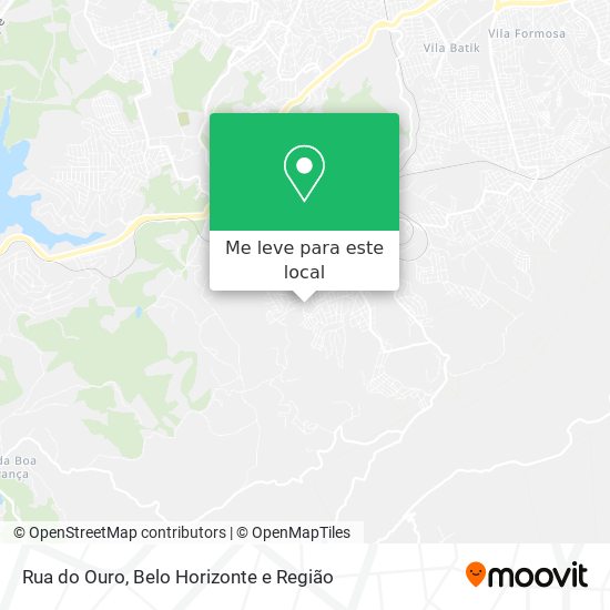 Rua do Ouro mapa