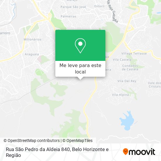 Rua São Pedro da Aldeia 840 mapa