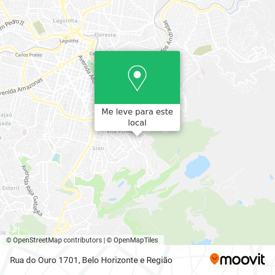Rua do Ouro 1701 mapa
