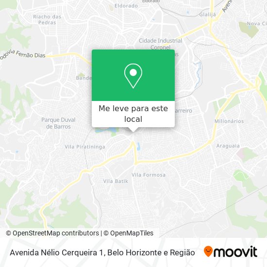 Avenida Nélio Cerqueira 1 mapa
