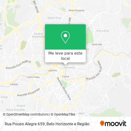Rua Pouso Alegre 659 mapa