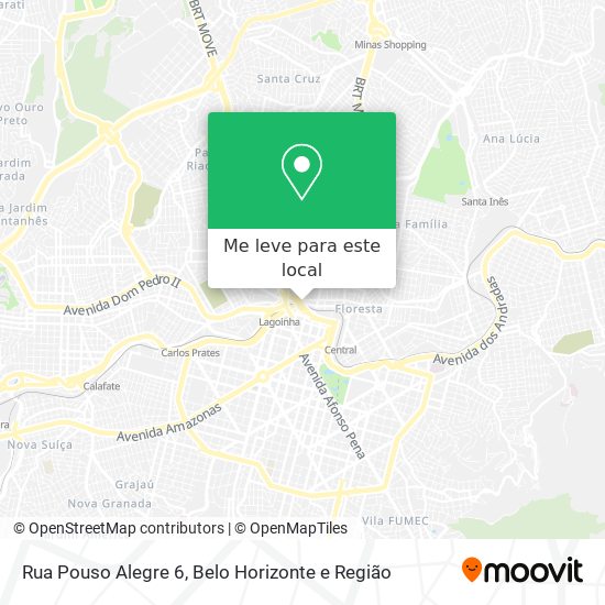 Rua Pouso Alegre 6 mapa