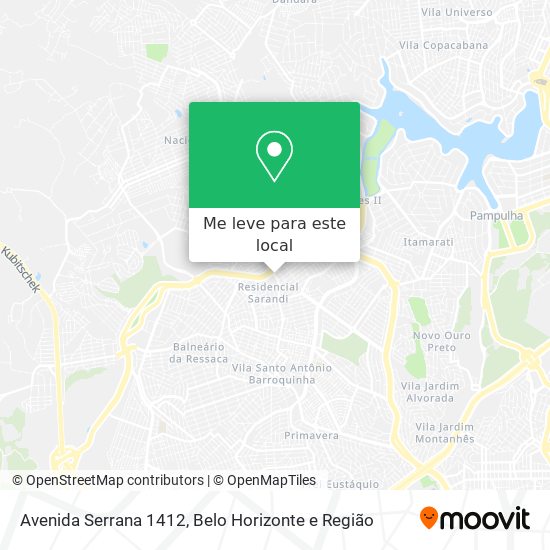 Avenida Serrana 1412 mapa
