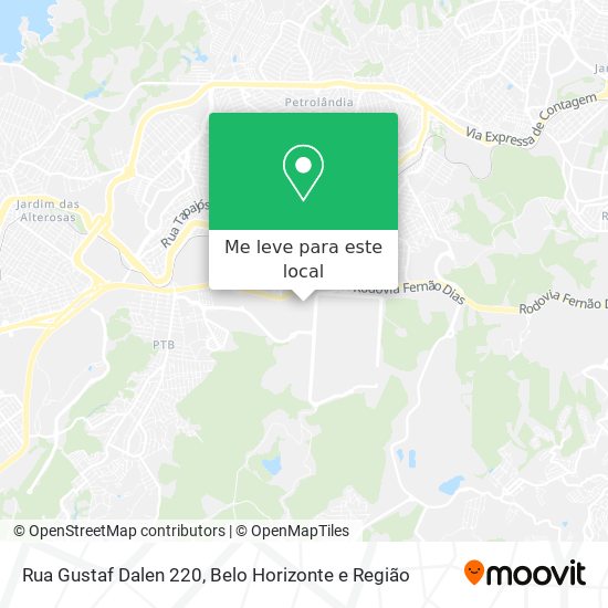 Rua Gustaf Dalen 220 mapa