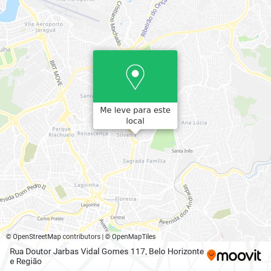 Rua Doutor Jarbas Vidal Gomes 117 mapa