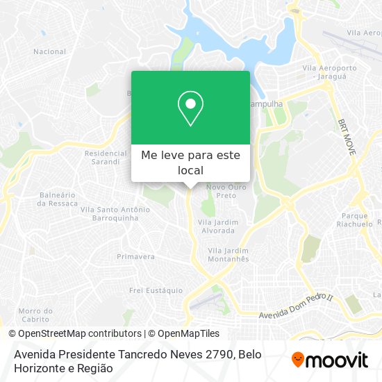 Avenida Presidente Tancredo Neves 2790 mapa