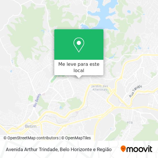 Avenida Arthur Trindade mapa