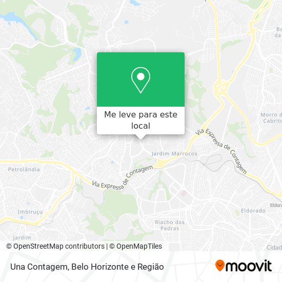 Una Contagem mapa