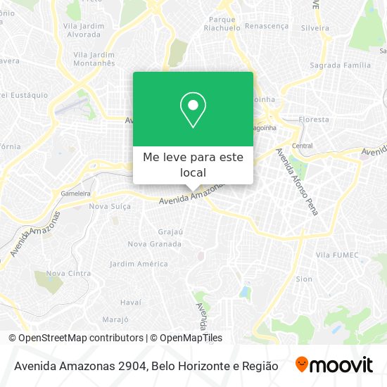 Avenida Amazonas 2904 mapa