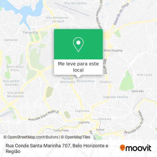 Rua Conde Santa Marinha 707 mapa