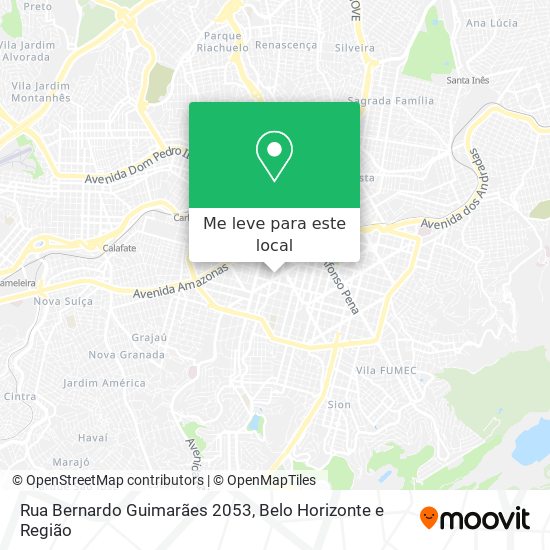 Rua Bernardo Guimarães 2053 mapa