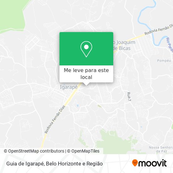 Guia de Igarapé mapa