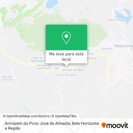 Armazem do Povo José de Almeida mapa