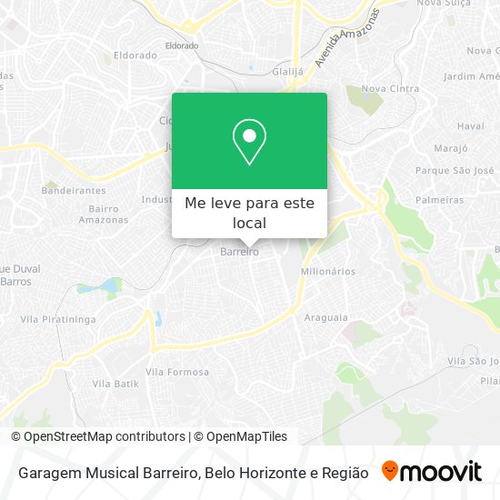 Garagem Musical Barreiro mapa