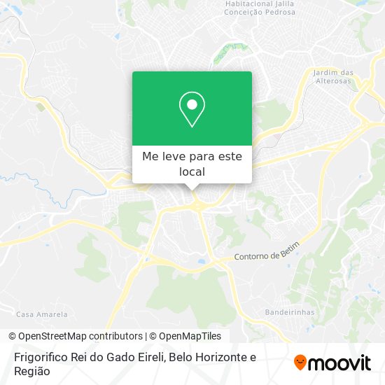 Frigorifico Rei do Gado Eireli mapa