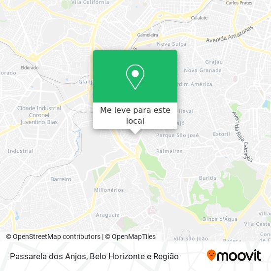 Passarela dos Anjos mapa