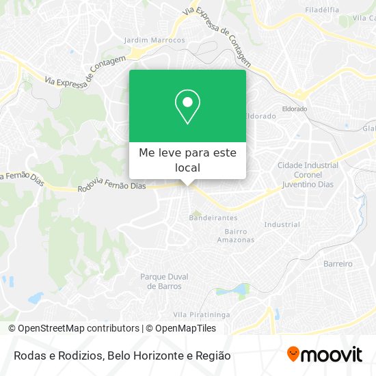 Rodas e Rodizios mapa