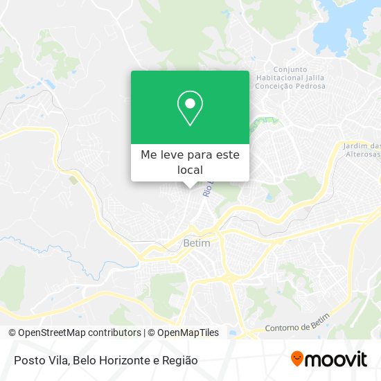 Posto Vila mapa