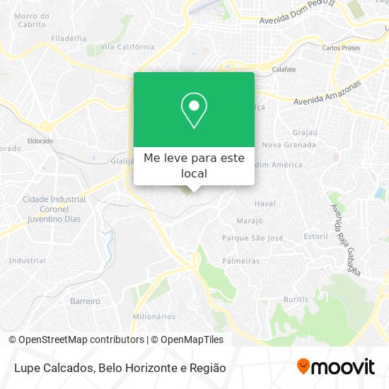 Lupe Calcados mapa
