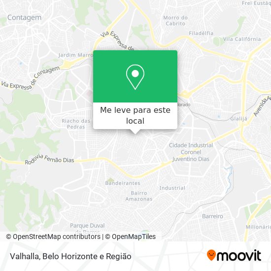 Valhalla mapa