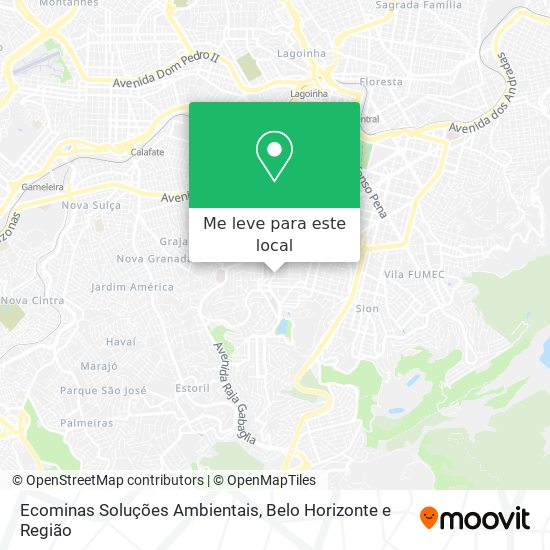 Ecominas Soluções Ambientais mapa
