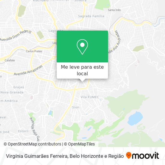 Virgínia Guimarães Ferreira mapa