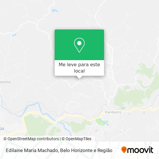 Edilaine Maria Machado mapa