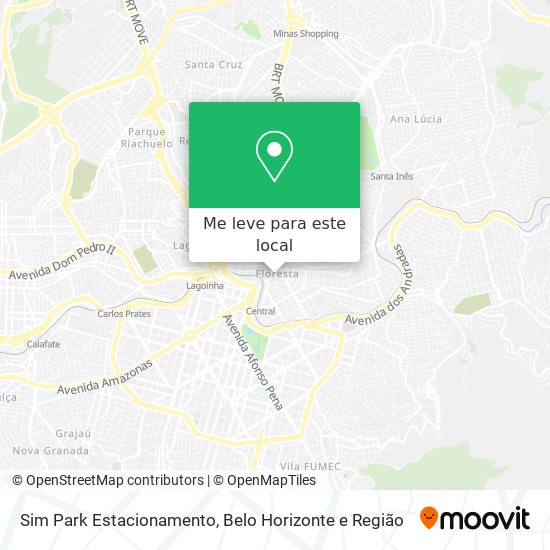 Sim Park Estacionamento mapa