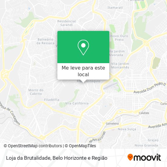 Loja da Brutalidade mapa