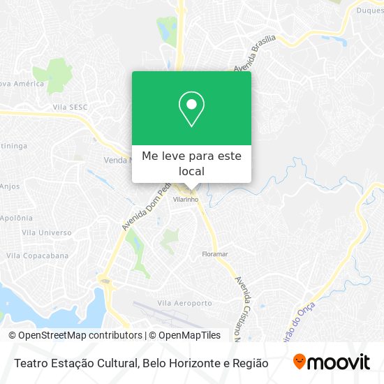 Teatro Estação Cultural mapa