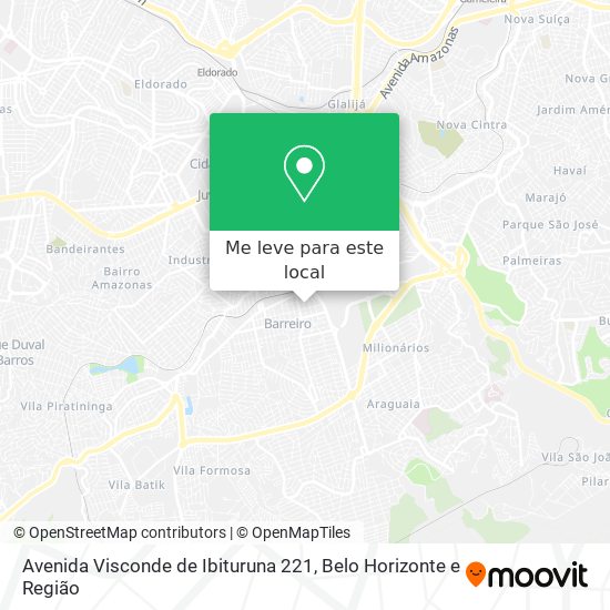 Avenida Visconde de Ibituruna 221 mapa