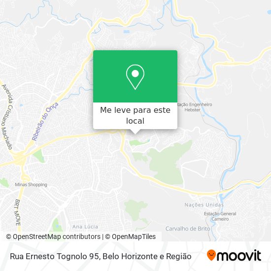 Rua Ernesto Tognolo 95 mapa