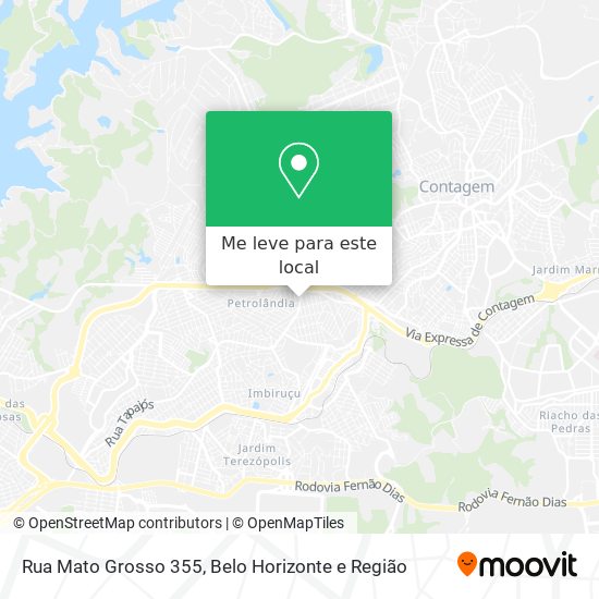 Rua Mato Grosso 355 mapa