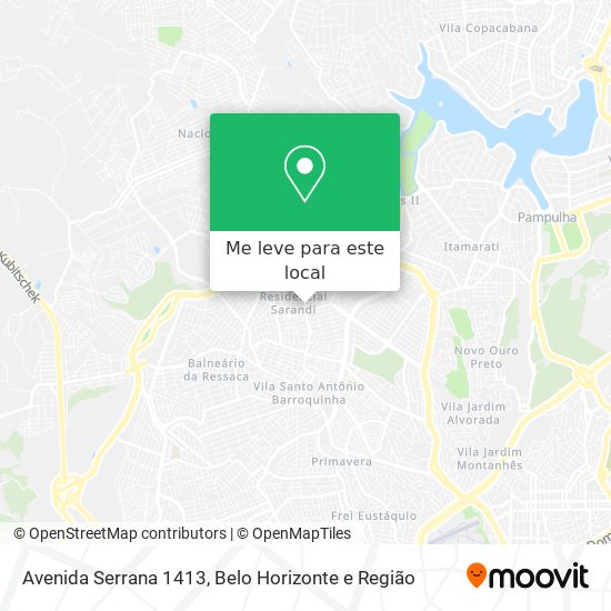 Avenida Serrana 1413 mapa