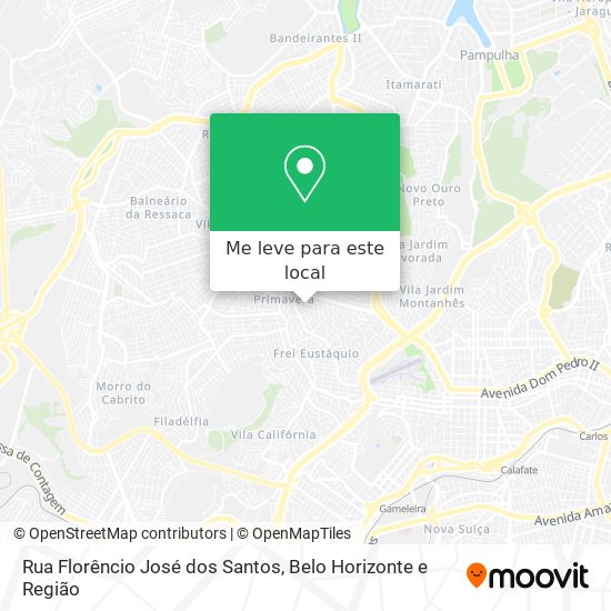 Rua Florêncio José dos Santos mapa