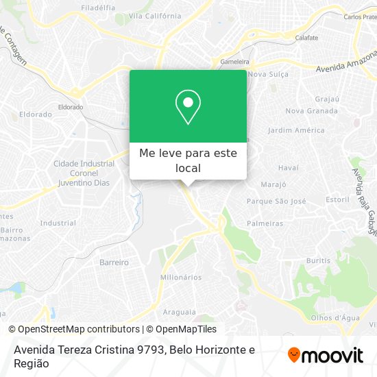 Avenida Tereza Cristina 9793 mapa