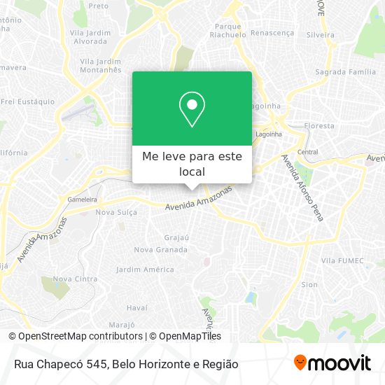 Rua Chapecó 545 mapa