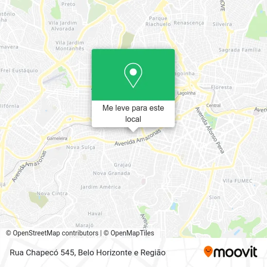 Rua Chapecó 545 mapa