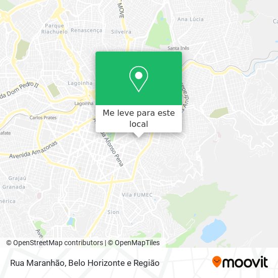 Rua Maranhão mapa