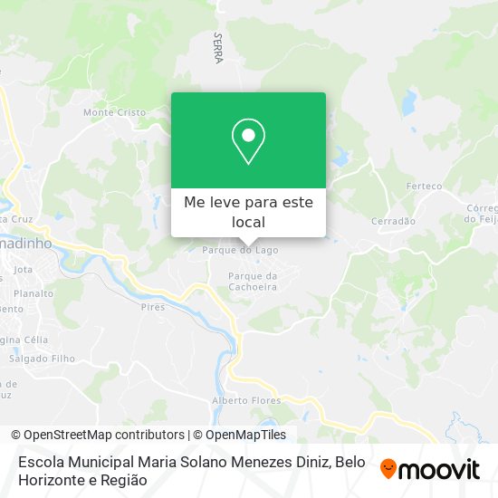 Escola Municipal Maria Solano Menezes Diniz mapa