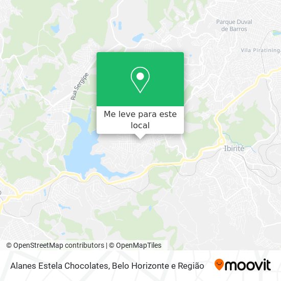 Alanes Estela Chocolates mapa