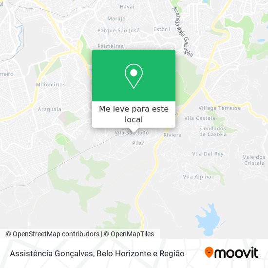 Assistência Gonçalves mapa