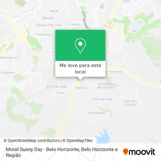 Motel Sunny Day - Belo Horizonte mapa